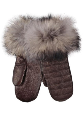 Gena Mittens Omega Dark Gold