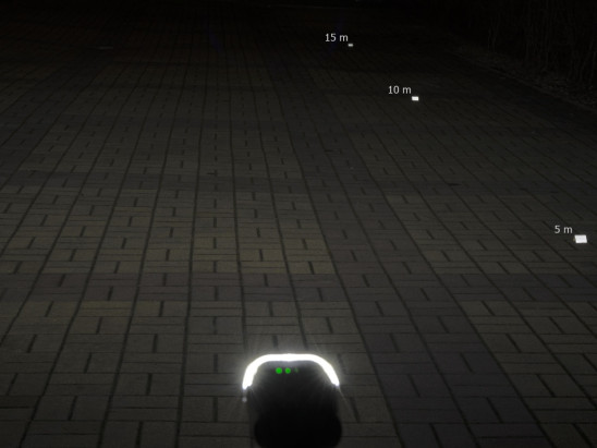 detail Front Light Author A-Vision 800 lm USB, black