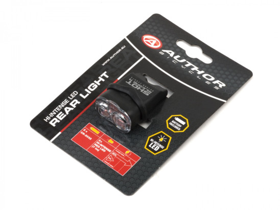 detail Rear Light Author Shot Silicone R, black/clear lens