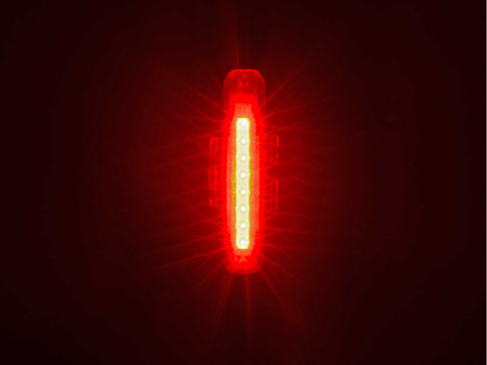detail Rear Light Author A-Orbit USB COB LED 50 lm, black/red lens