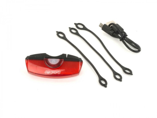 detail Rear Light Author A-Orbit USB COB LED 50 lm, black/red lens