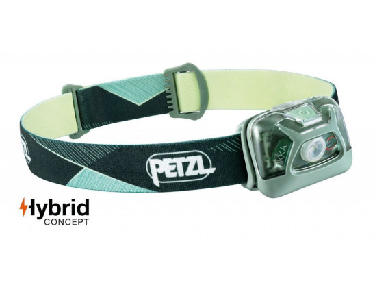 detail Headlamp Petzl Tikka green