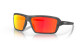 preview Oakley 9129-0463 Cables Black Camo w/ Prizm Ruby Sunglasses