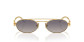preview Miu Miu 0MU 54ZS 5AK30C53 Sunglasses Gold–Grad Blue Mirror Silver Int
