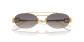preview Miu Miu 0MU 54ZS 5AK30C53 Sunglasses Gold–Grad Blue Mirror Silver Int