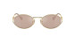 preview Miu Miu 0MU 52YS ZVN20F54 Sunglasses – Pale Gold / Pink Mirror with Internal Silver