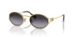 preview Miu Miu 0MU 52YS ZVN5D154 Sunglasses – Pale Gold / Grey Gradient