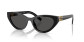 preview Miu Miu MU A04S 16K08Z54 Sunglasses – Black / Dark Grey