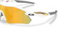 preview Oakley 9495-0536 Radar Plate Sunglasses Polished White