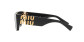 preview Miu Miu MU 09WS 1AB5S053 Sunglasses – Black / Dark Grey