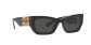 preview Miu Miu MU 09WS 1AB5S053 Sunglasses – Black / Dark Grey