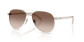 preview Prada PR B57S 23E10S Sunglasses – Silver / Caff Sfumato Specchio Oro
