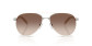 preview Prada PR B57S 23E10S Sunglasses – Silver / Caff Sfumato Specchio Oro