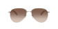 preview Prada PR B57S 23E10S Sunglasses – Silver / Caff Sfumato Specchio Oro
