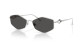preview Jimmy Choo JC4017 300287 55 Sunglasses – Silver / Dark Grey