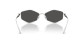 preview Jimmy Choo JC4017 300287 55 Sunglasses – Silver / Dark Grey