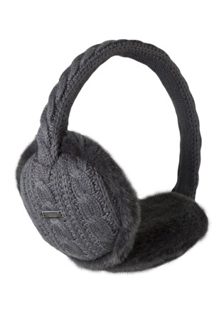 detail Eaumuffs Barts Monique Earmuffs Dark Heather