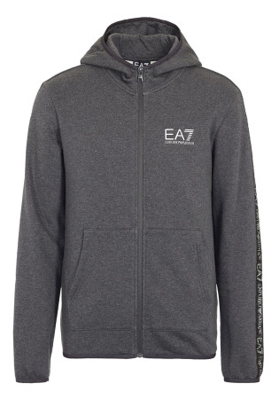 detail Men's sweatshirt ARMANI 6GPM32 SWEATSHIRT CARBON MELANGE