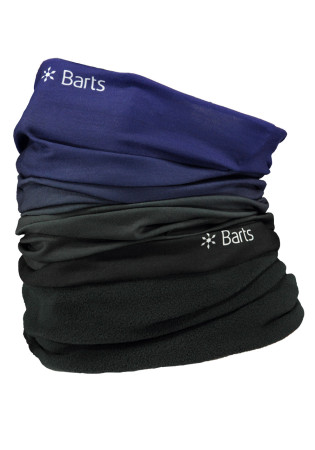 detail Cravat BARTS MULTICOL POLAR DIP DYE BLACK