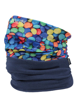 detail Scarf BARTS MULTICOL POLAR CANDY MASS BLUE