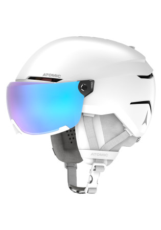 detail Downhill helmet Atomic Savor Visor Stereo White Heath