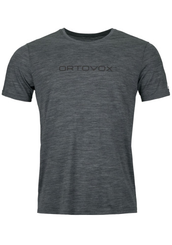 Ortovox 150 Cool Brand T-shirt M Black Steel Blend