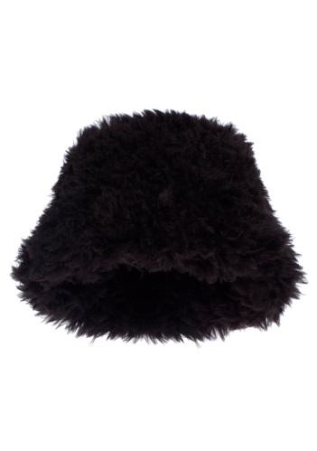 Goldbergh Bird Bucket Hat Faux Fur black