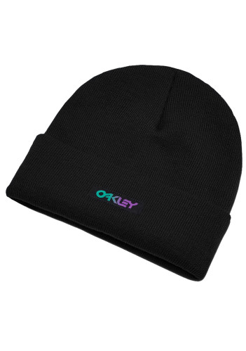 Oakley B1b Gradient Patch Beanie Blackout 02E