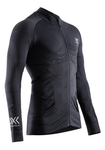 X-Bionic® Energizer 4.0 Tra Layer Full Zip Men Opal Black/Arctic White