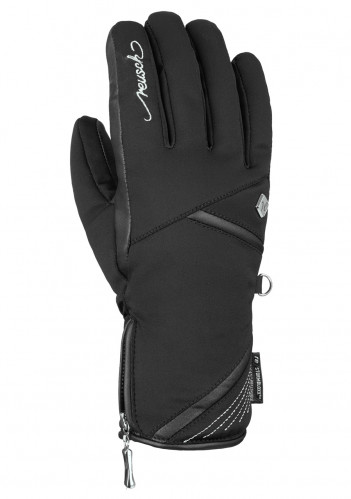 Women's gloves Reusch Lore STORMBLOXX™ BLACK/SILVER