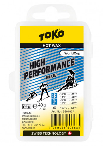 Wax Toko High Performance Blue 40g
