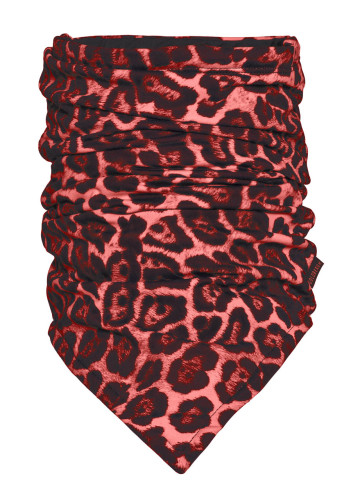 Women's neckwarmer Goldbergh LEO neckwarmer RUBY RED