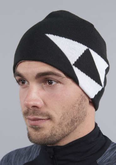 detail Fischer Reversible Men’s Beanie – Black/White