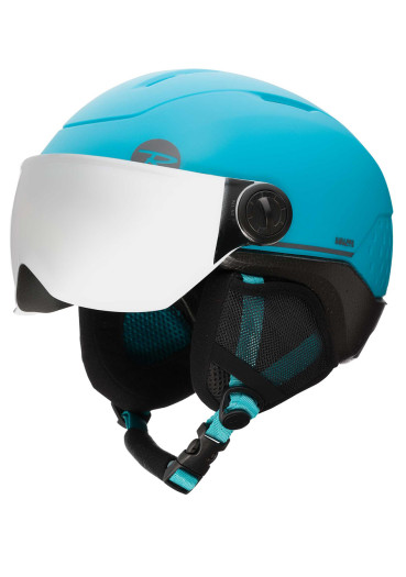 detail Kids' Helmet Rossignol Whoopee Visor Impacts blue/black