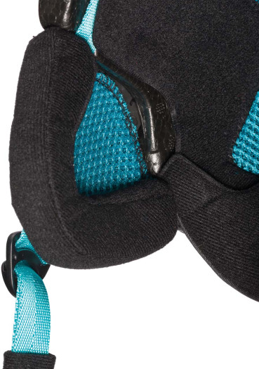 detail Kids' Helmet Rossignol Whoopee Visor Impacts blue/black