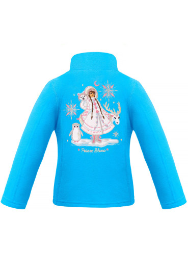 detail Children's girls sweatshirt Poivre Blanc W21-1500-BBGL / A Micro Fleece Jacket