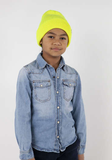 detail Barts Kinabalu Beanie Kids Fluo Yellow