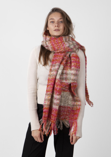 detail Women's scarf Barts Kristinam Magenta