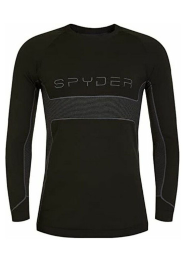 detail Men's T-shirt + pants Spyder Momentum Baselayer Black 