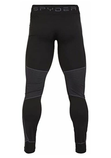 detail Men's T-shirt + pants Spyder Momentum Baselayer Black 