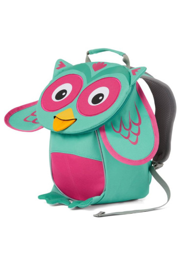detail Kids backpack Affenzahn Owl small - turquoise