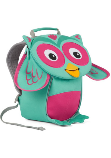 detail Kids backpack Affenzahn Owl small - turquoise