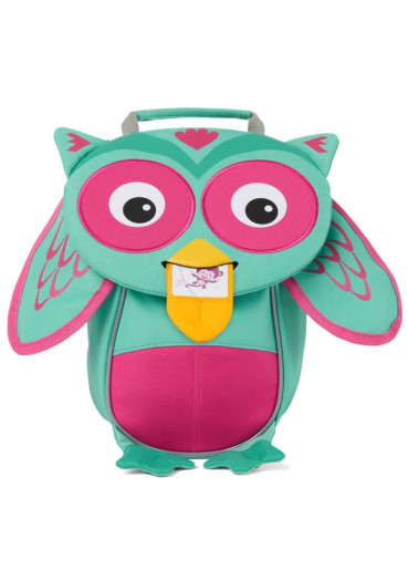 detail Kids backpack Affenzahn Owl small - turquoise