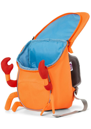 detail Kids backpack Affenzahn Small Friend Crab - neon orange