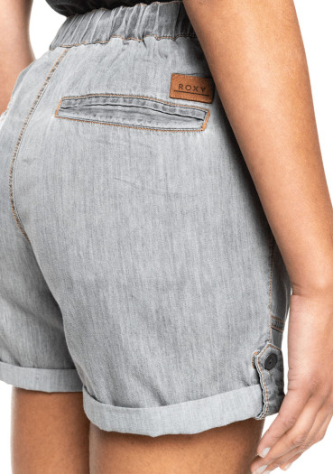 detail Roxy women's shorts ERJDS03283-SKP0 MILADY BEACH GR J DNST SKP0