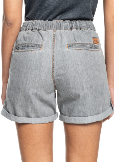 detail Roxy women's shorts ERJDS03283-SKP0 MILADY BEACH GR J DNST SKP0
