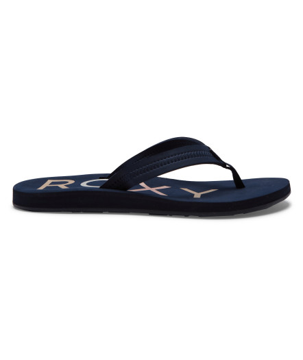 detail Women's flip flops Roxy ARJL100866 Navy Vista III