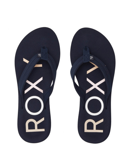 detail Women's flip flops Roxy ARJL100866 Navy Vista III