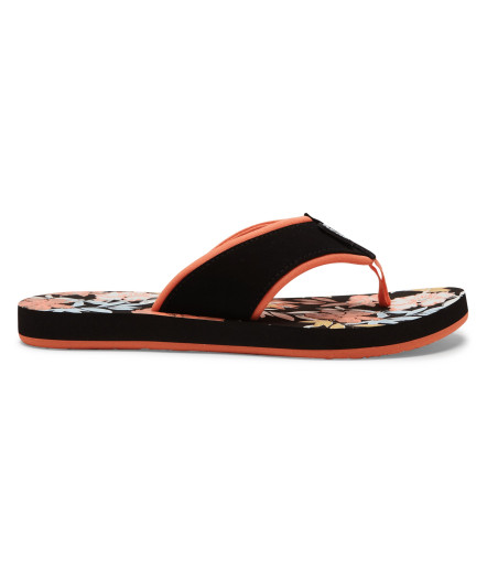 detail Women's flip flops Roxy ARJL101017 BPT Coastin Print