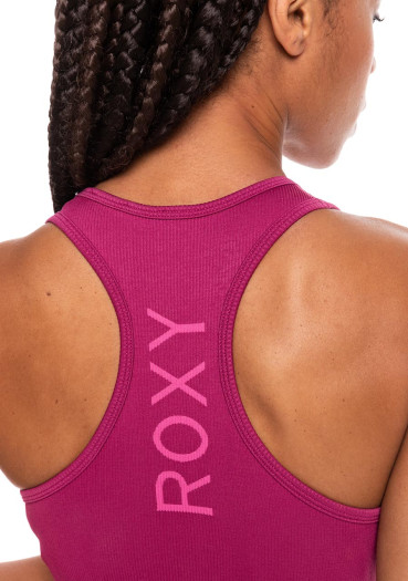 detail Sports Bra Roxy ERJKT03934-MQB0 TIME TO PTD BRA J TOPS MQB0